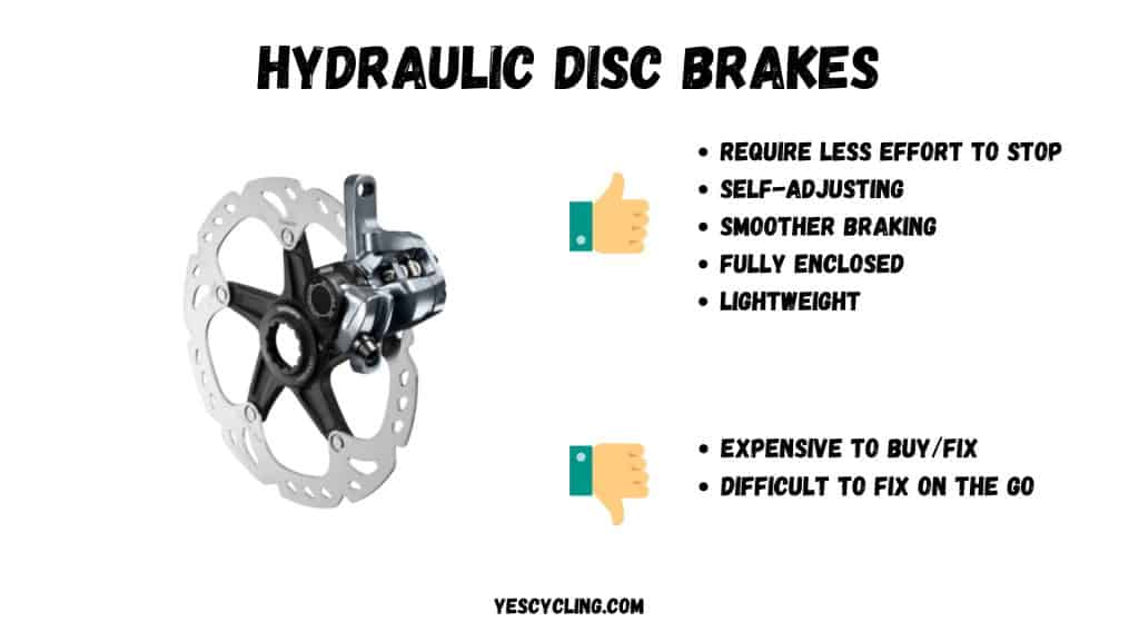 Hydraulic disc on sale vs mechanical disc