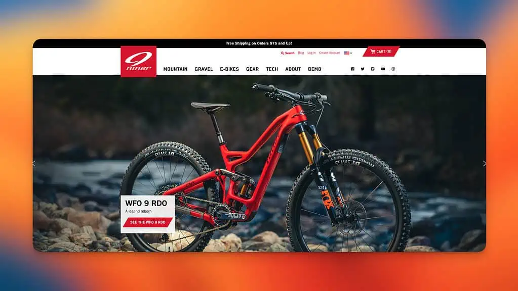 Niner Bikes Homepage